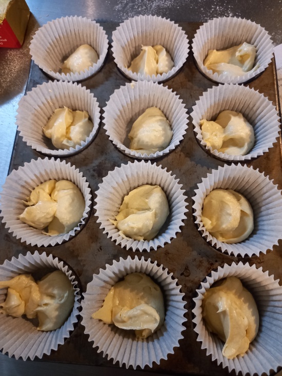 Yumm -the cupcakes are ready to be baked!